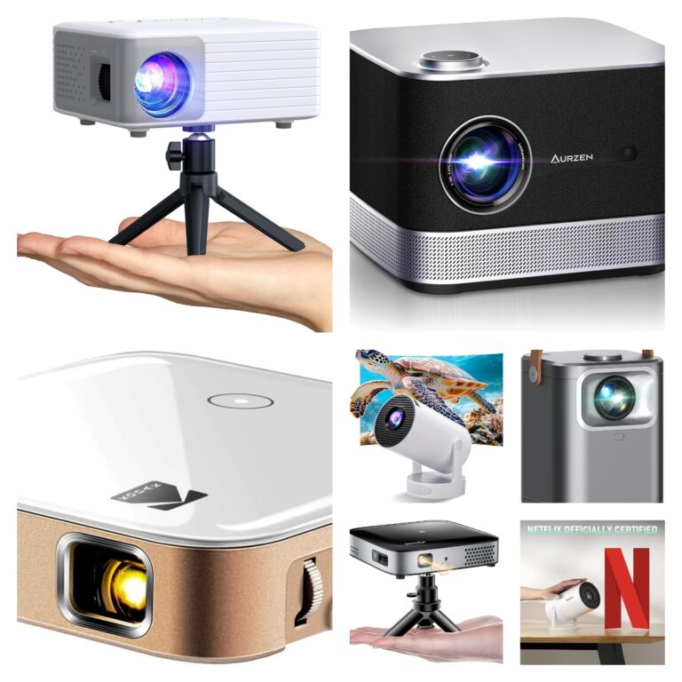 Portable projector for travel