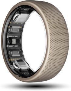 Amazfit Helio Ring lightweight titanium smart ring — best budget entry-level smart ring UK 2026 no subscription for first-time buyers