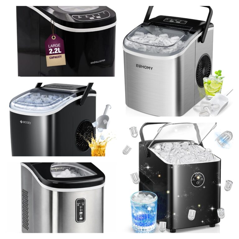 best ice maker UK 2026 — portable countertop bullet ice maker home bar