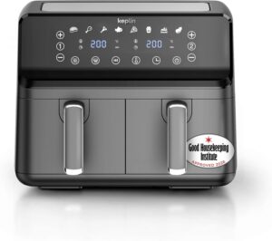 Keplin 9L Dual Zone 8-in-1 — Best Budget Dual Zone Air Fryer UK With Sync