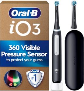Oral-B iO3 Electric Toothbrush, 2 Toothbrush Heads