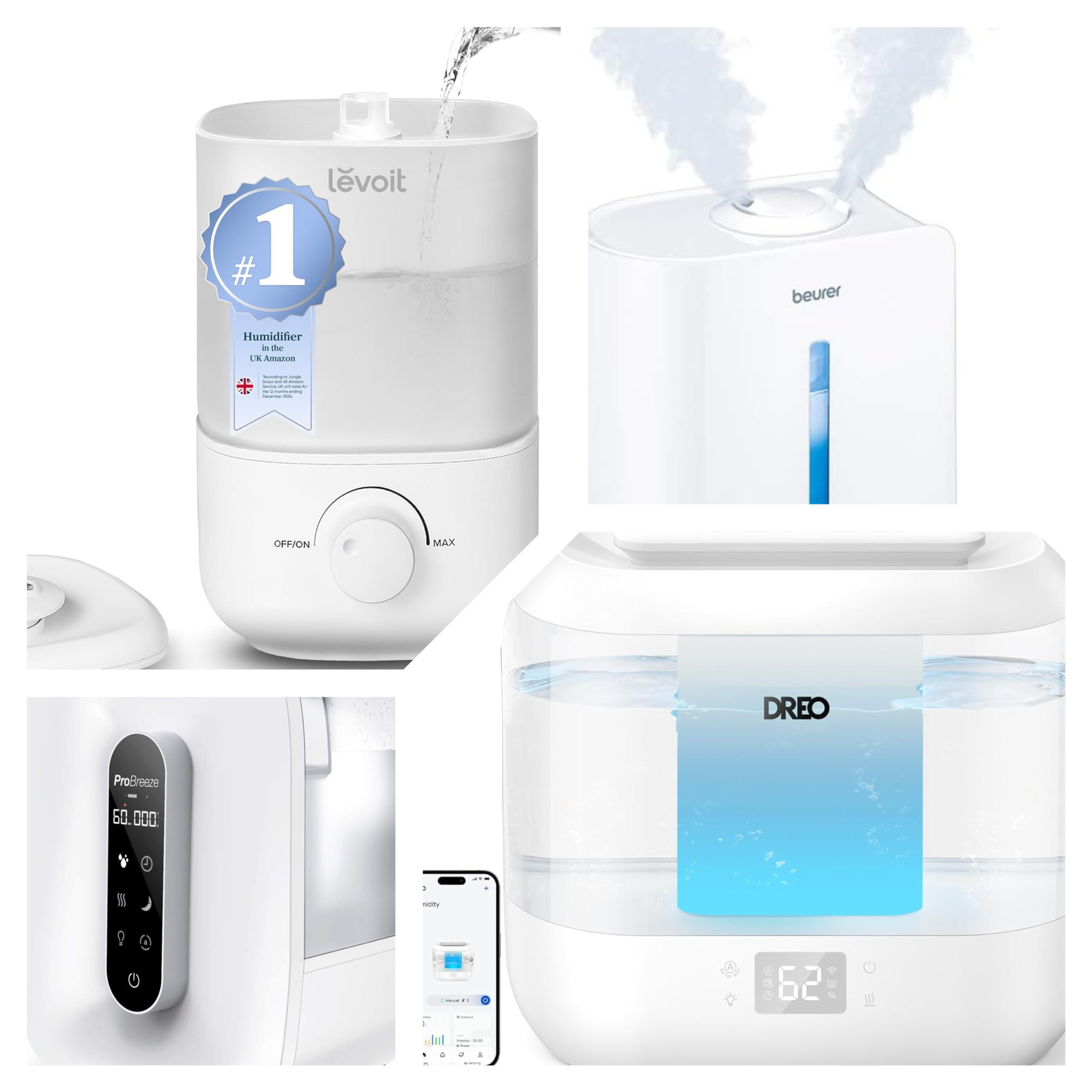 best humidifier for bedroom UK